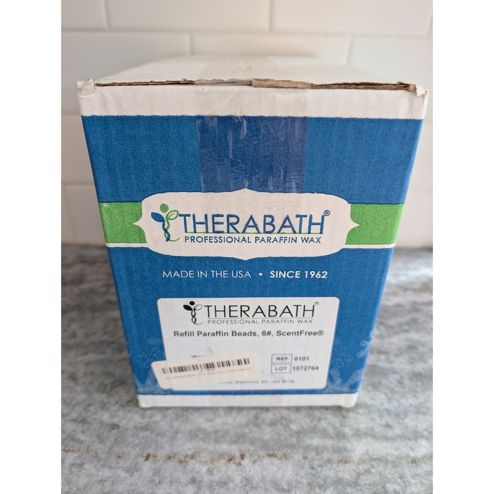 Therabath Professional Paraffin Wax Refill Beads ScentFree 6 lb New in Box